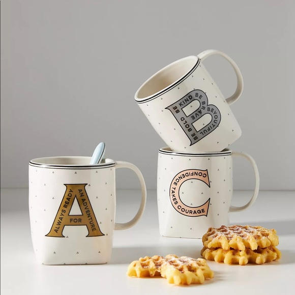 Anthropologie Other - Anthropologie BRAND NEW, Drop Cap Monogram Mug